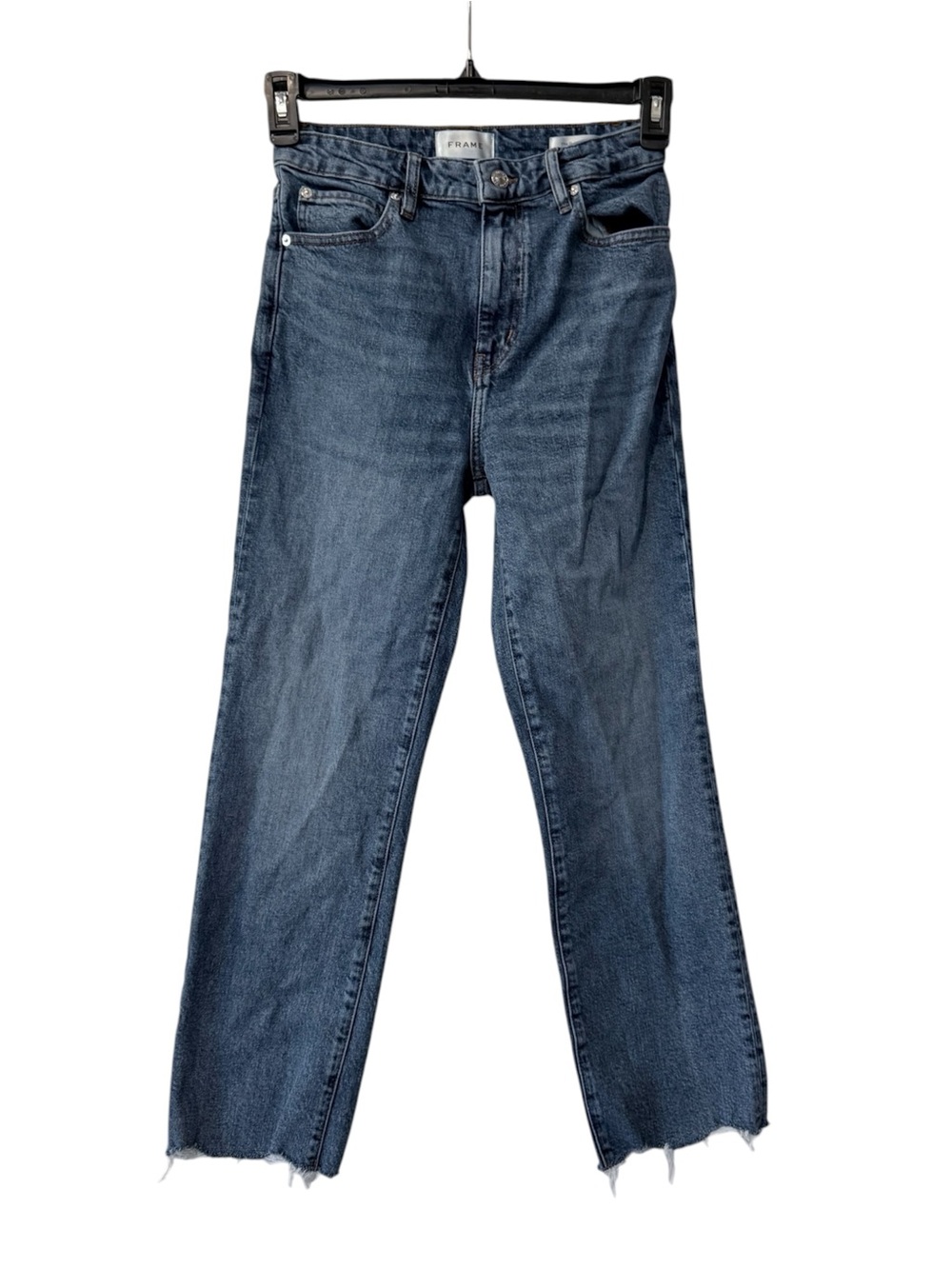 NWT Frame The Ruler Crop women’s 26 high rise straight leg denim blue jeans